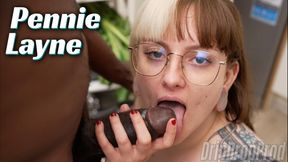 Pennie Layne Loves Sucking BBC With Her Spilt Tongue!!